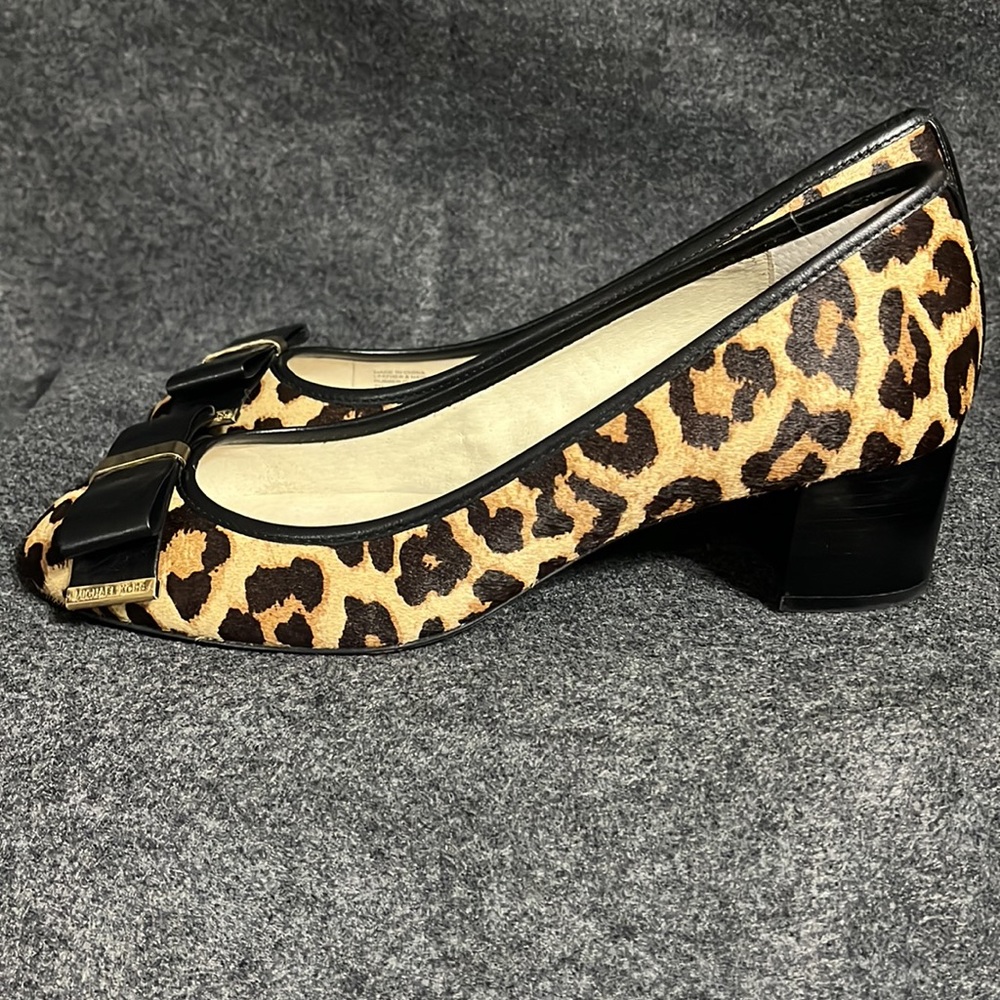 MICHAEL Michael Kors Kiera Mid Pump Leopard Women’s Size 8 - Picture 6 of 14